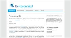 Desktop Screenshot of bereconciled.com