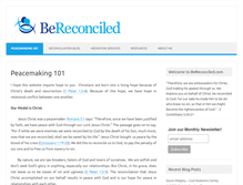 Tablet Screenshot of bereconciled.com